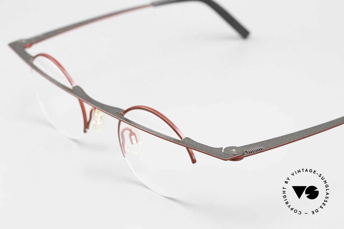 Theo Belgium Gnocchi Designer Specs Semi Rimless, avant-garde eyeglasses for ladies and gentlemen, Made for Men and Women