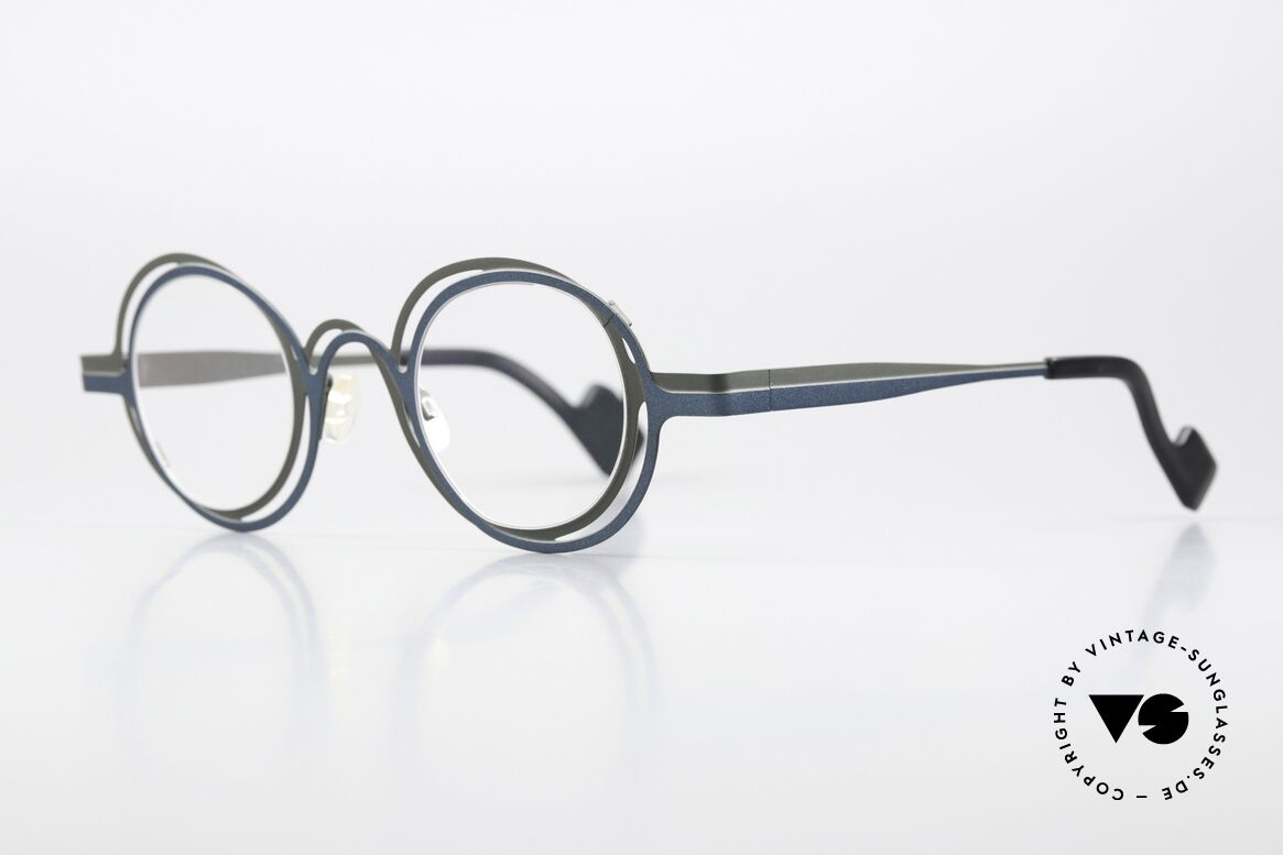 Theo Belgium Eye-Witness VA Ladies Gents Designer Specs, "front line" and "back line" make 2D = 3D; 3D in 2D, Made for Men and Women