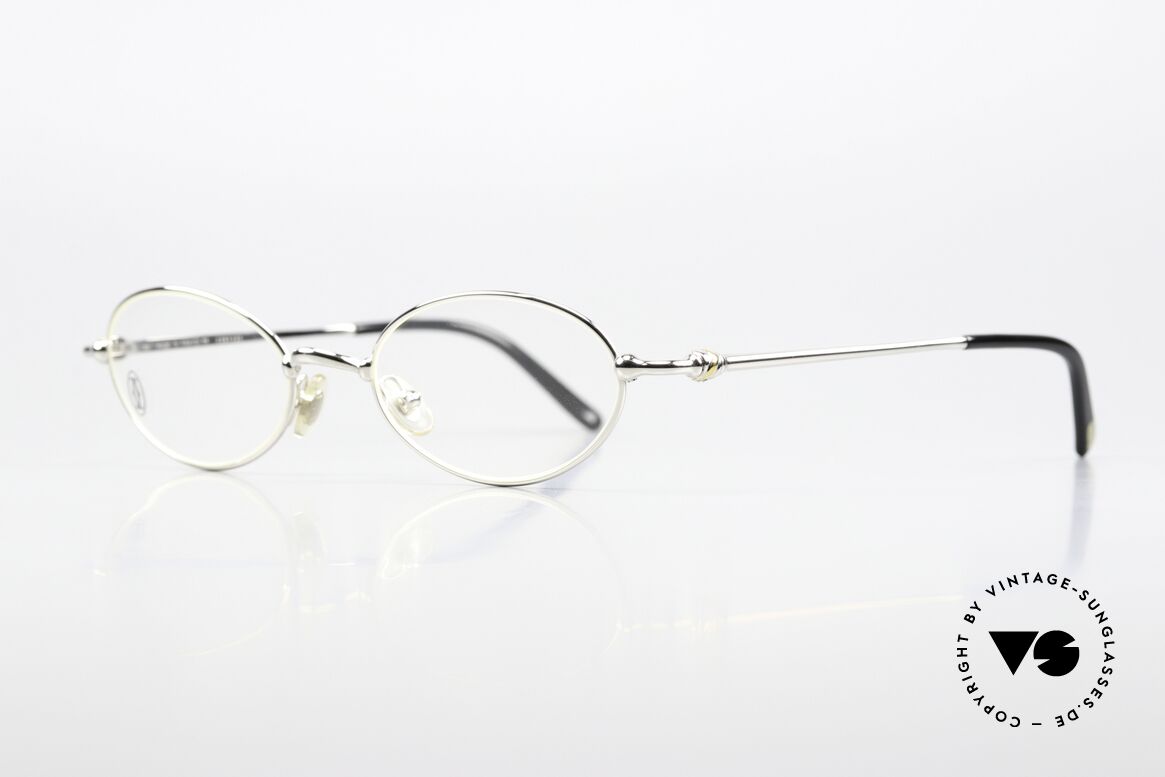 Cartier Mizar - M Oval Frame Luxury Platinum, costly 'Platine Edition' (frame with platinum finish), Made for Men and Women
