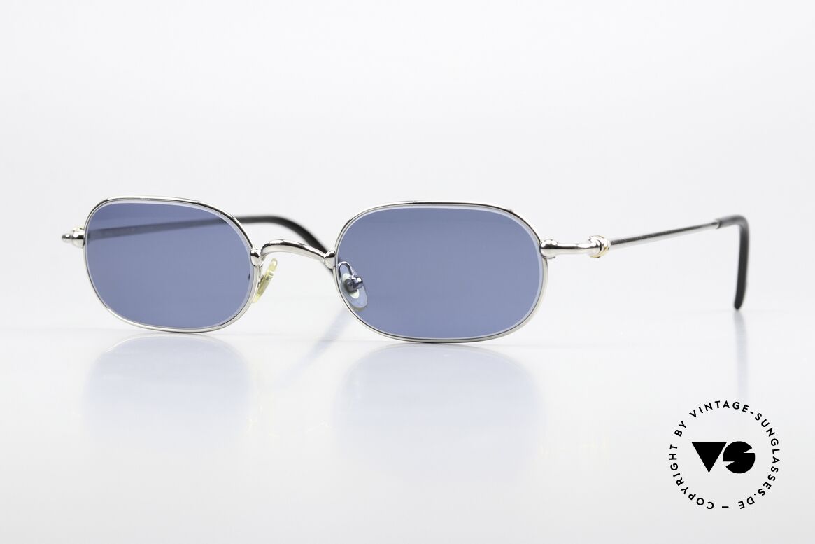 Cartier Orfy - M 90's Shades Platinum Plated, square vintage CARTIER sunglasses from the late 90's, Made for Men and Women