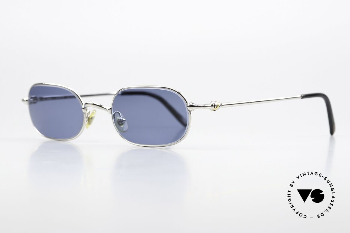 Cartier Orfy - M 90's Shades Platinum Plated, flexible lightweight frame (1st class wearing comfort), Made for Men and Women
