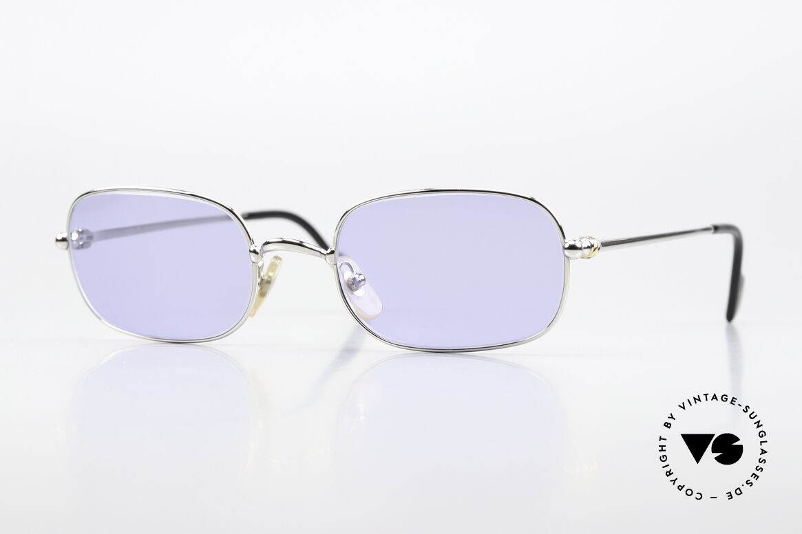 Cartier Deimios - L Rare 54mm Size Platinum, fine vintage CARTIER sunglasses from the late 1990's, Made for Men and Women