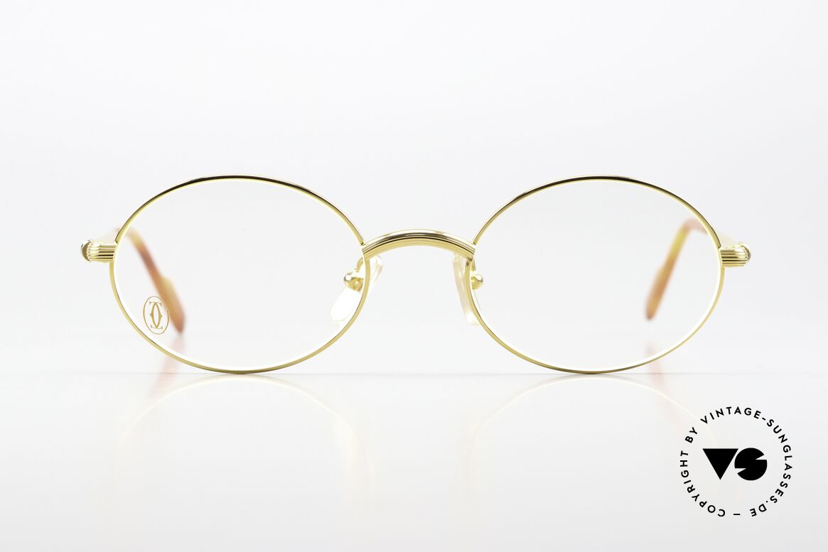 Cartier Sorbonne - M 22ct Gold-Plated Eyewear, precious & timeless design; Medium size 51°20, 135, Made for Men and Women Cartier Sorbonne - M 22ct Gold-Plated Eyewear, precious & timeless design; Medium size 51°20, 135, Made for Men and Women