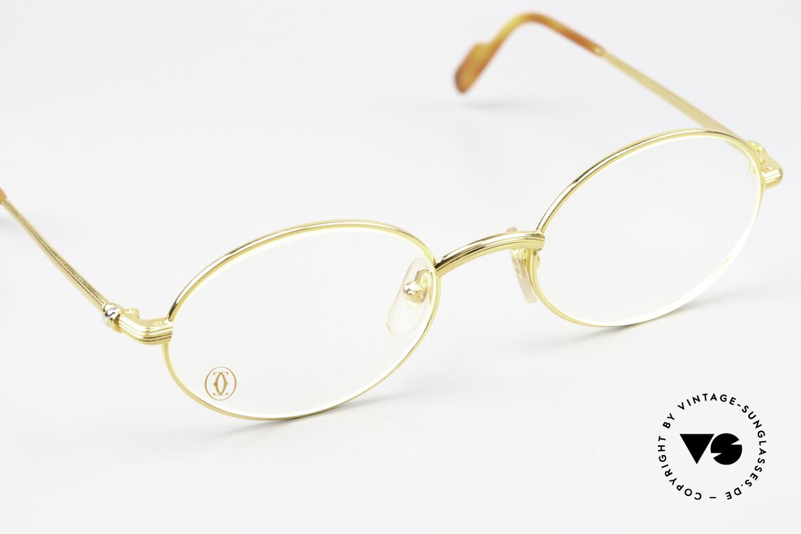 Cartier Sorbonne - M 22ct Gold-Plated Eyewear, unworn, with original Cartier leather case and cloth, Made for Men and Women Cartier Sorbonne - M 22ct Gold-Plated Eyewear, unworn, with original Cartier leather case and cloth, Made for Men and Women