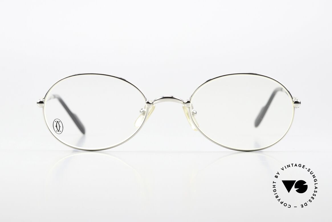 Cartier Saturne - L Rare 53mm Size Platinum, model from the 'Thin Rim' series by Cartier (lightweight), Made for Men and Women