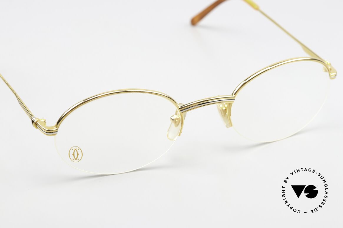 Cartier Manhattan - L Rare 53mm Size Gold-Plated, unworn rarity with full original packaging by Cartier, Made for Men and Women