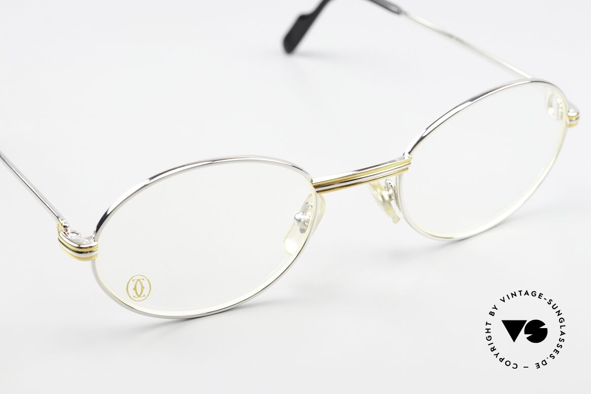 Cartier Saint Honore - L Rare 53mm Large Size Frame, the platinum-plated frame could be glazed optionally, Made for Men and Women