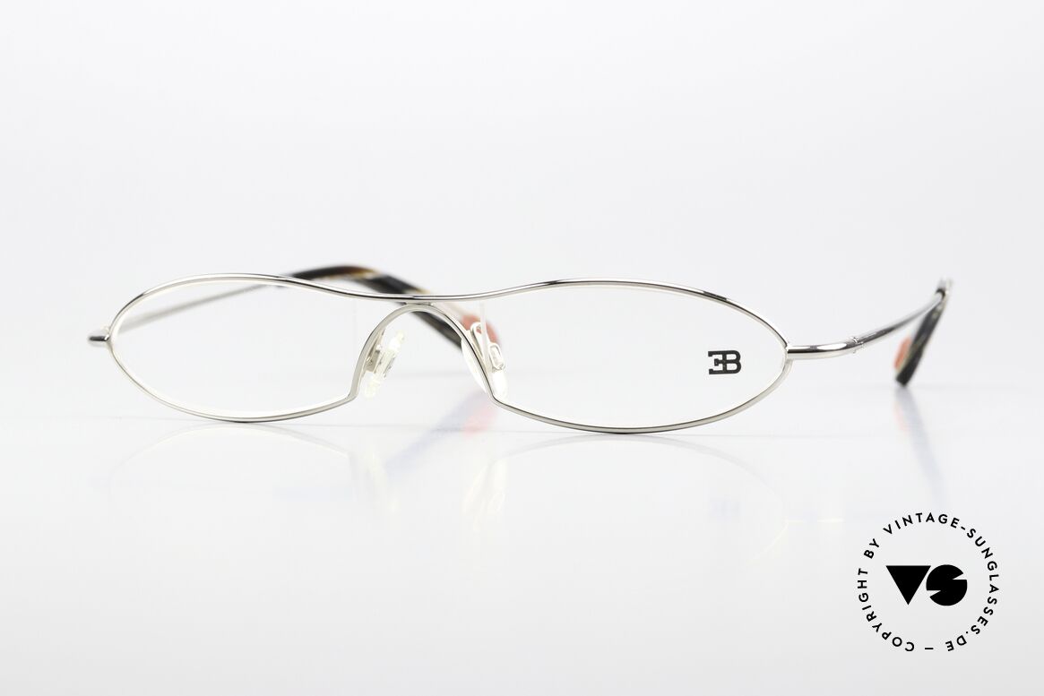 Bugatti 341 Odotype Men's Vintage Designer Frame, original BUGATTI high-tech eyeglass-frame, Made for Men