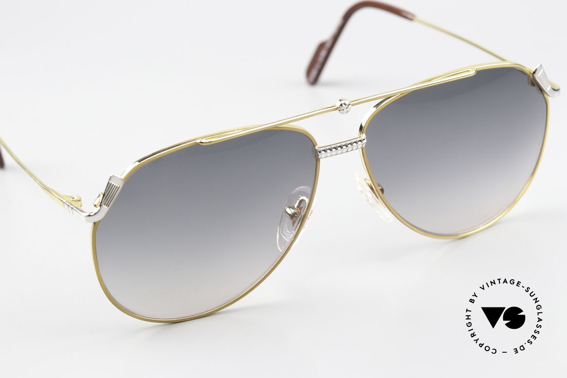 Alpina PG 900 Vintage Golf Sunglasses, 90's original, 22ct gold-plated in size 57/16, 135, Made for Men