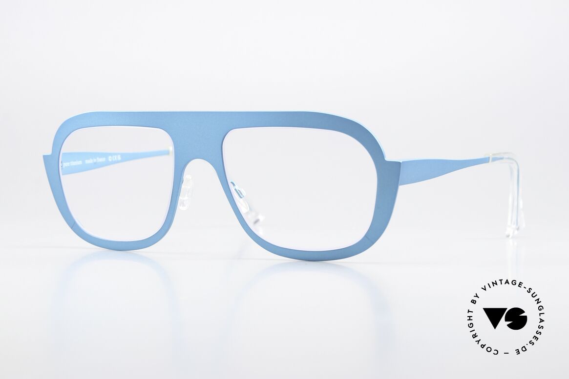 Theo Belgium Bientot Titanium Frame Turquoise, Theo Titanium glasses, model Bientôt, size 56/19, Made for Men and Women