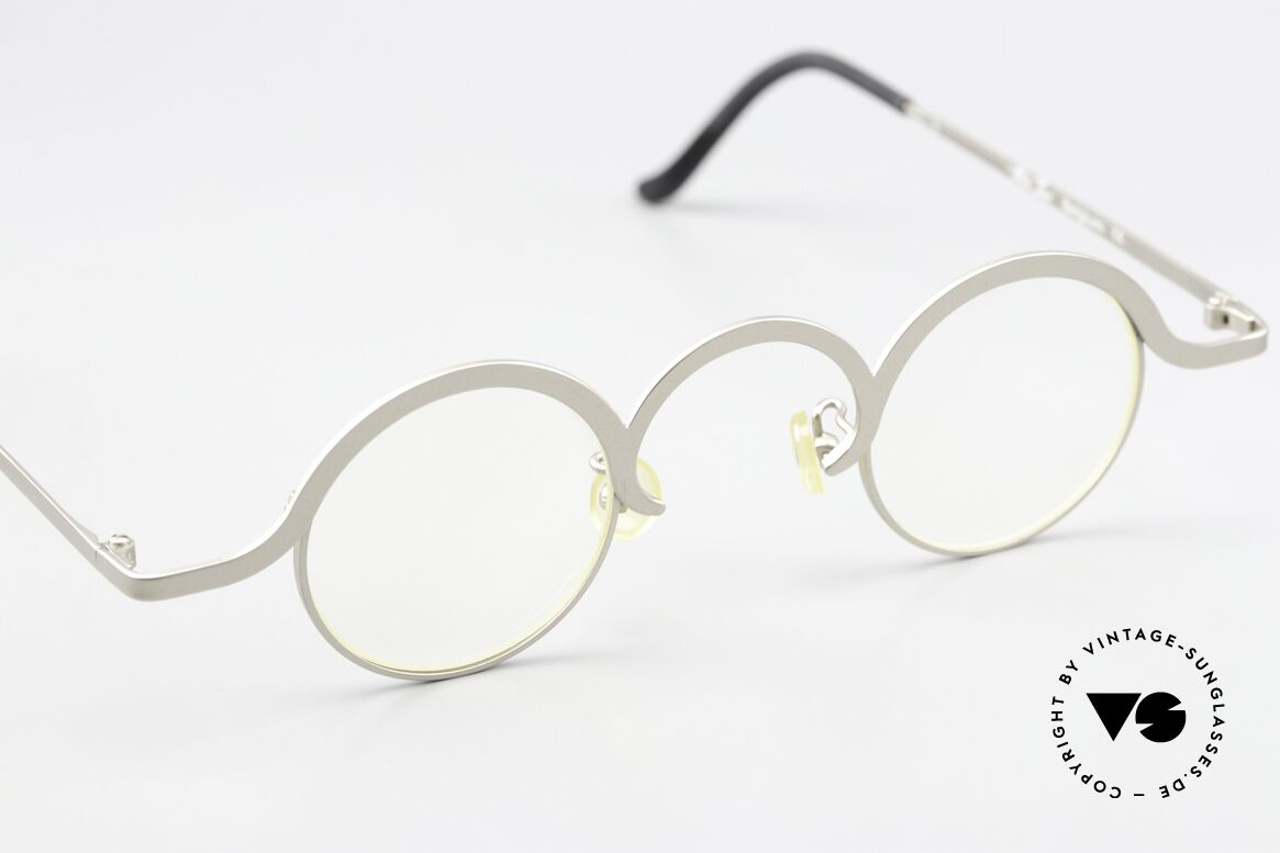 Theo Belgium Feu Artistic Round Eyewear, unworn Theo eyeglasses for those who dare, Made for Men and Women