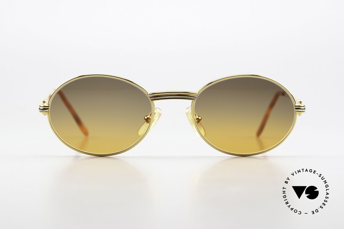 Cartier Saint Honore - S Oval Luxury Sunglasses, in SMALL size 49°18, 130 the smallest Honoré version, Made for Men and Women