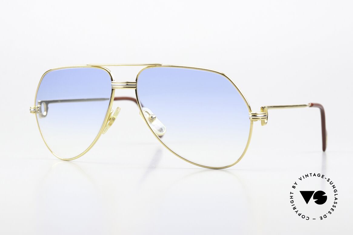 Cartier Vendome LC - M Light Blue Gradient Lenses, Vendome = the most famous eyewear design by CARTIER, Made for Men and Women Cartier Vendome LC - M Light Blue Gradient Lenses, Vendome = the most famous eyewear design by CARTIER, Made for Men and Women