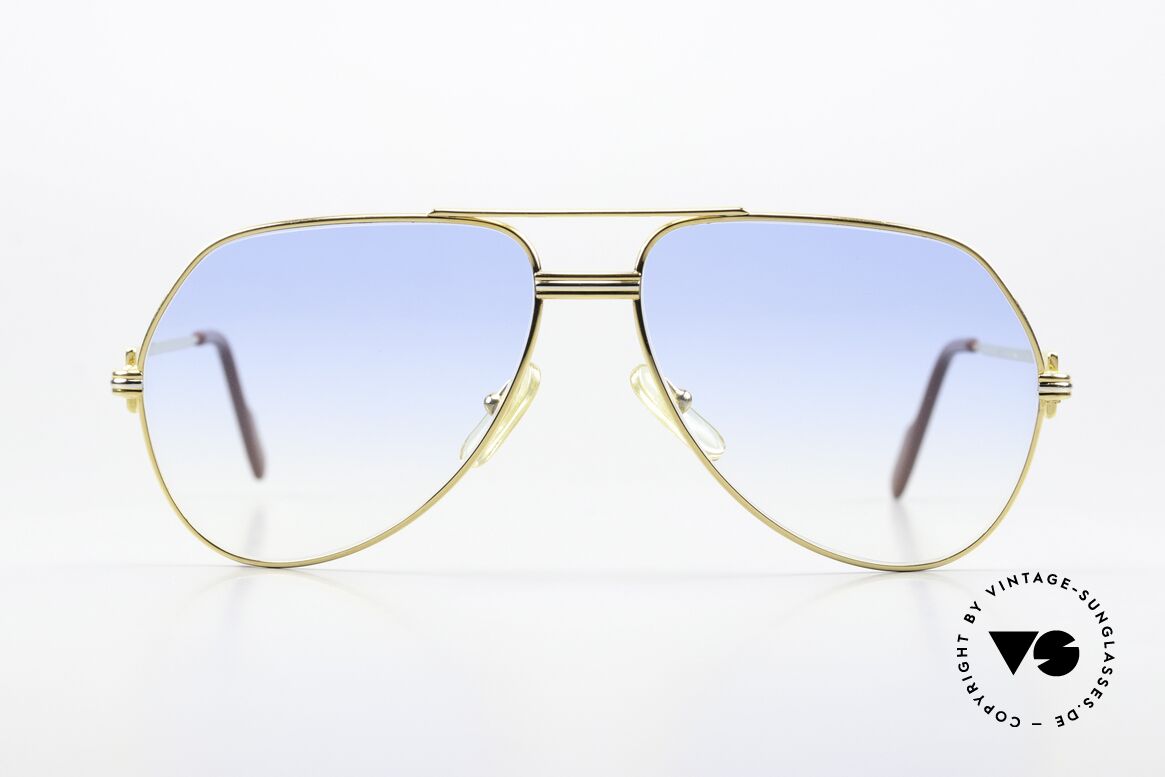 Cartier Vendome LC - M Light Blue Gradient Lenses, mod. "Vendome" was launched in 1983 & made till 1997, Made for Men and Women Cartier Vendome LC - M Light Blue Gradient Lenses, mod. "Vendome" was launched in 1983 & made till 1997, Made for Men and Women