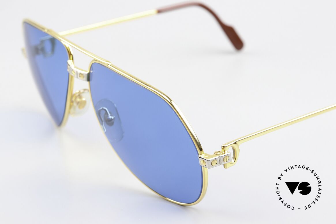 Cartier Vendome Santos - M Ultramarine Deep Blue Lapis, worn by actor Christopher Walken (JAMES BOND, 1985), Made for Men