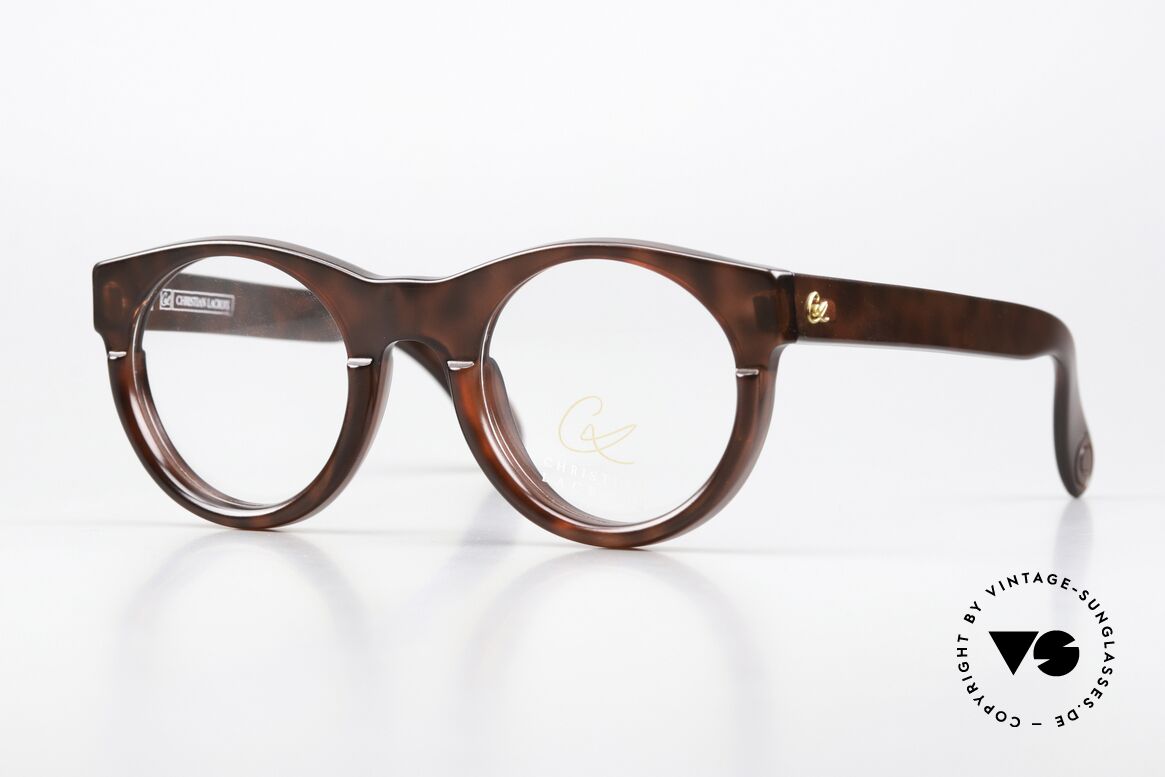 Christian LaCroix 7309 Optyl Vintage Frame 90's, rare, round vintage Christian Lacroix eyeglass framee, Made for Men and Women