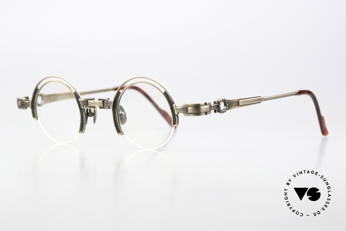 Koure KR8100 Round 90's Steampunk Specs, many very interesting "retro-futuristic" frame elements, Made for Men and Women Koure KR8100 Round 90's Steampunk Specs, many very interesting "retro-futuristic" frame elements, Made for Men and Women