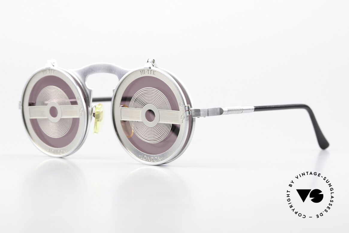 Hi Tek London Flip Up Sunglasses Steampunk, designed by Alexander Tasou for all "LONDON lovers", Made for Men and Women