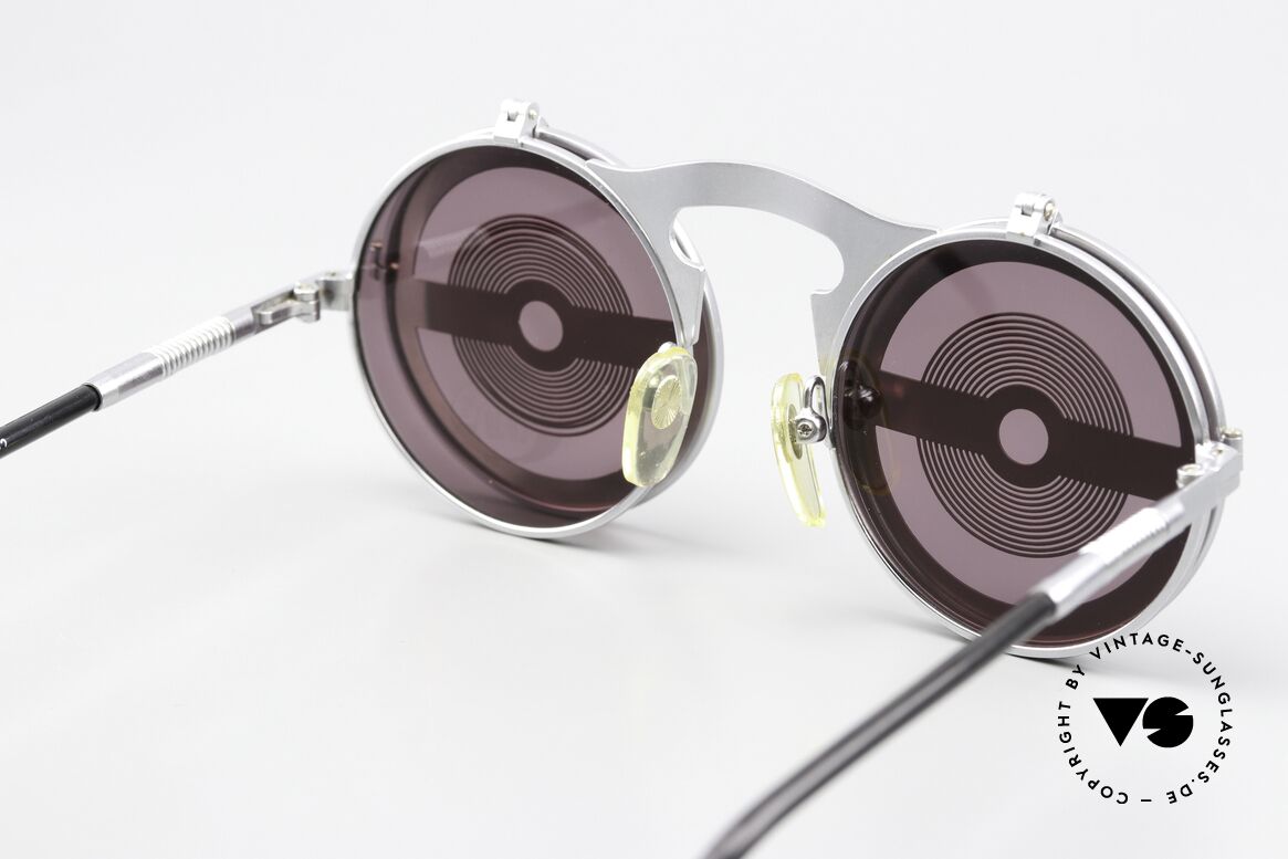 Hi Tek London Flip Up Sunglasses Steampunk, Size: small, Made for Men and Women