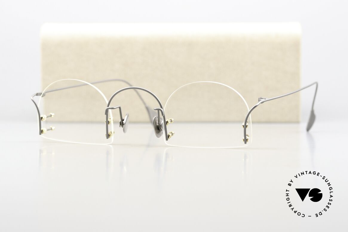 Paul Chiol 2000 Artistic Rimless Glasses 90's, filigree & cleverly devised design; simply chichi, Made for Men and Women Paul Chiol 2000 Artistic Rimless Glasses 90's, filigree & cleverly devised design; simply chichi, Made for Men and Women