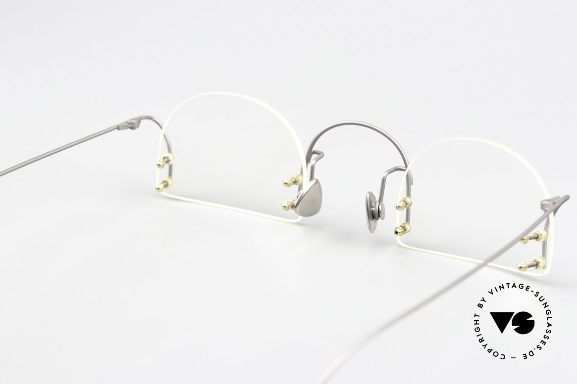 Paul Chiol 2000 Artistic Rimless Glasses 90's, Size: small, Made for Men and Women Paul Chiol 2000 Artistic Rimless Glasses 90's, Size: small, Made for Men and Women