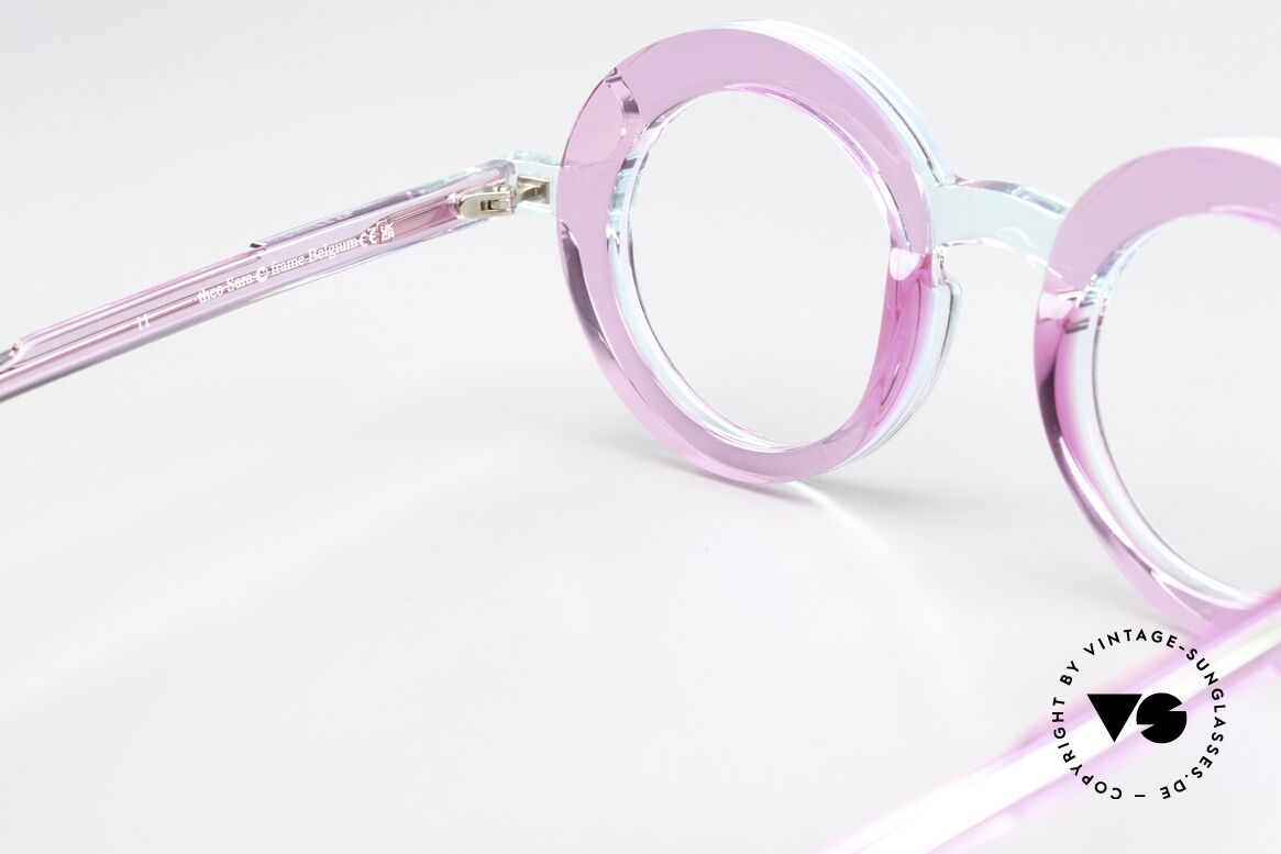 Theo Belgium Sara Ladies Frame Round Acetate, Size: medium, Made for Women