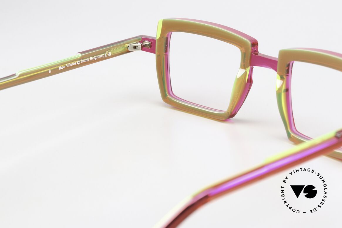 Theo Belgium Vilmos Square Acetate Ladies Frame, Size: medium, Made for Women
