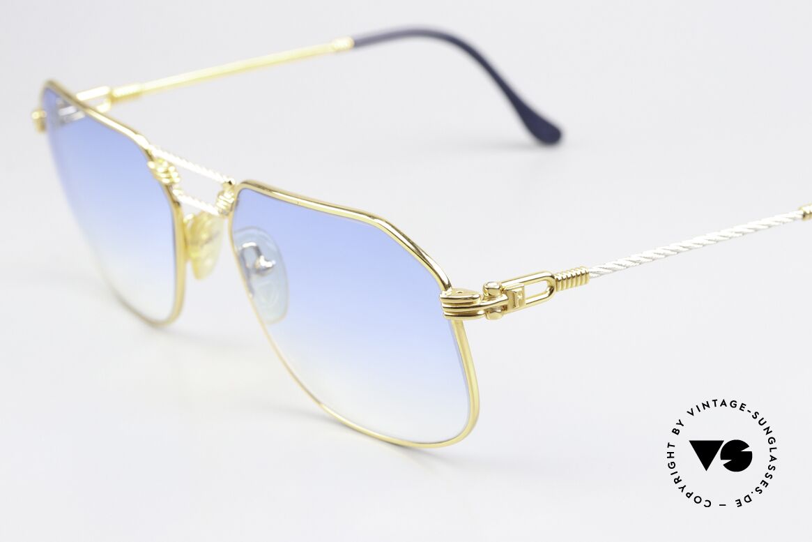 Fred Cap Horn - L Sailor's Glasses From The 80s, temples and bridge are twisted like a hawser; unique!, Made for Men Fred Cap Horn - L Sailor's Glasses From The 80s, temples and bridge are twisted like a hawser; unique!, Made for Men