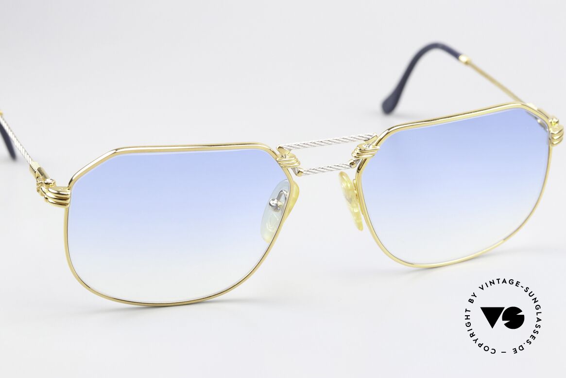 Fred Cap Horn - L Sailor's Glasses From The 80s, precious bicolor edition, Platinum and 23ct gold-plated, Made for Men Fred Cap Horn - L Sailor's Glasses From The 80s, precious bicolor edition, Platinum and 23ct gold-plated, Made for Men