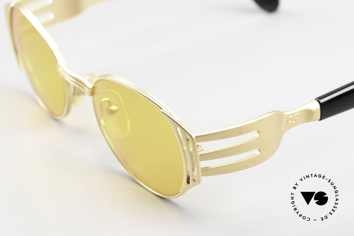Jean Paul Gaultier 56-3281 The JPG Fork Sunglasses, titanium frame in matte gold; MADE IN JAPAN, Made for Men and Women Jean Paul Gaultier 56-3281 The JPG Fork Sunglasses, titanium frame in matte gold; MADE IN JAPAN, Made for Men and Women