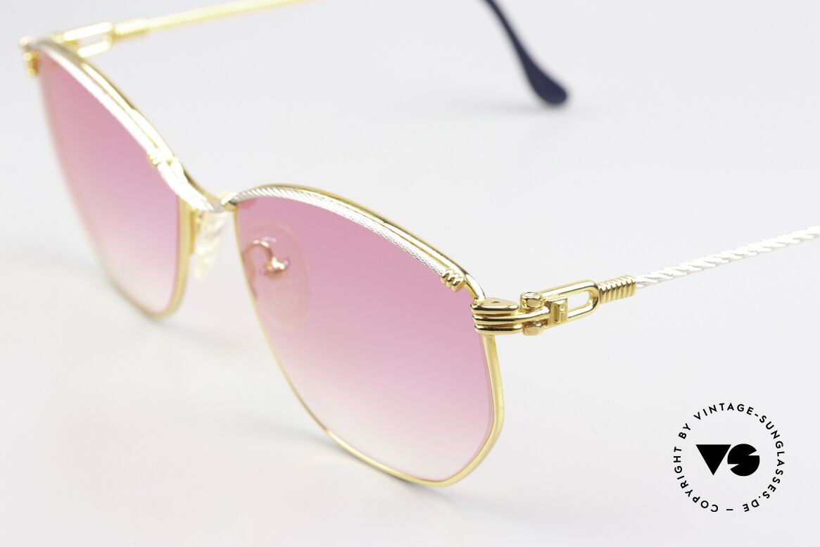 Fred Cythere - L Ladies Luxury Sunglasses, unworn with new pink-gradient sun lenses; 100% UV, Made for Women Fred Cythere - L Ladies Luxury Sunglasses, unworn with new pink-gradient sun lenses; 100% UV, Made for Women