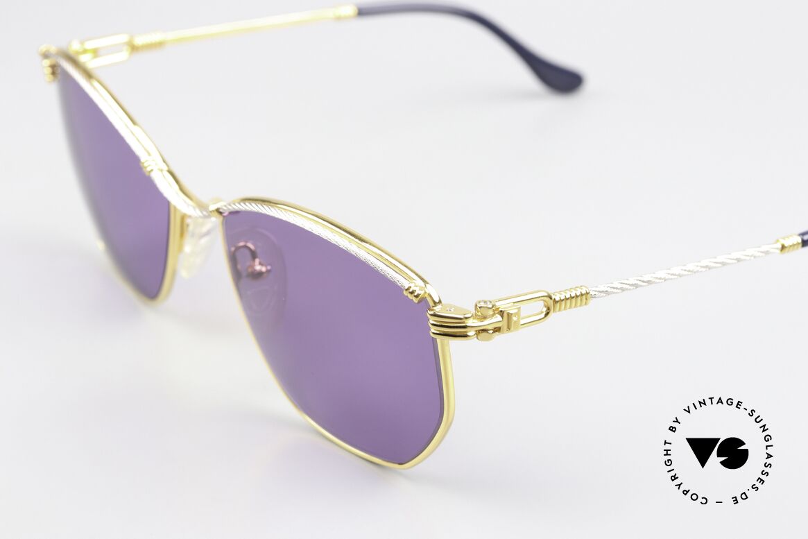 Fred Cythere - S Maritime Sunglasses Ladies, unworn with new purple sun lenses, 100% UV protect., Made for Women