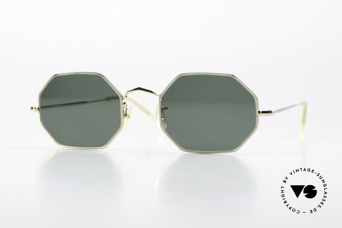 Algha Octag 70's Gold Filled Sunglasses, rare, antique ALGHA sunglasses, made in England, Made for Men and Women Algha Octag 70's Gold Filled Sunglasses, rare, antique ALGHA sunglasses, made in England, Made for Men and Women