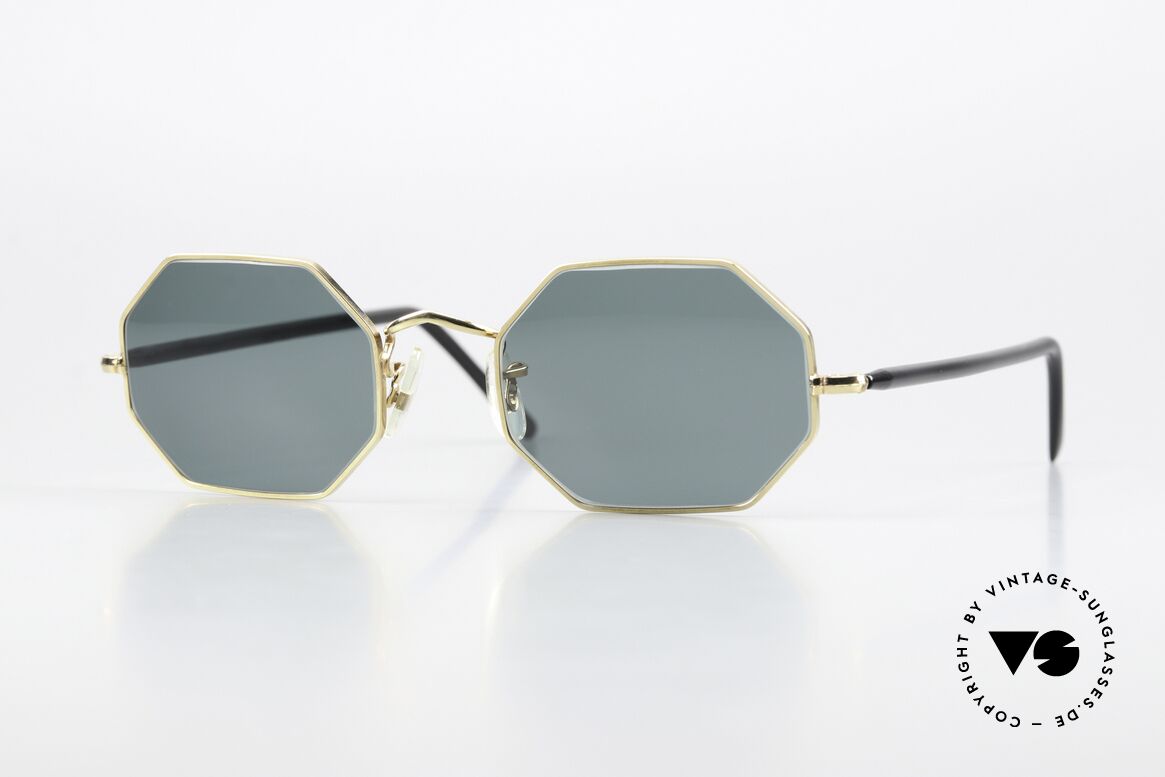 Algha Octag Octagonal 14kt Gold-Filled, rare, antique ALGHA sunglasses, made in England, Made for Men and Women