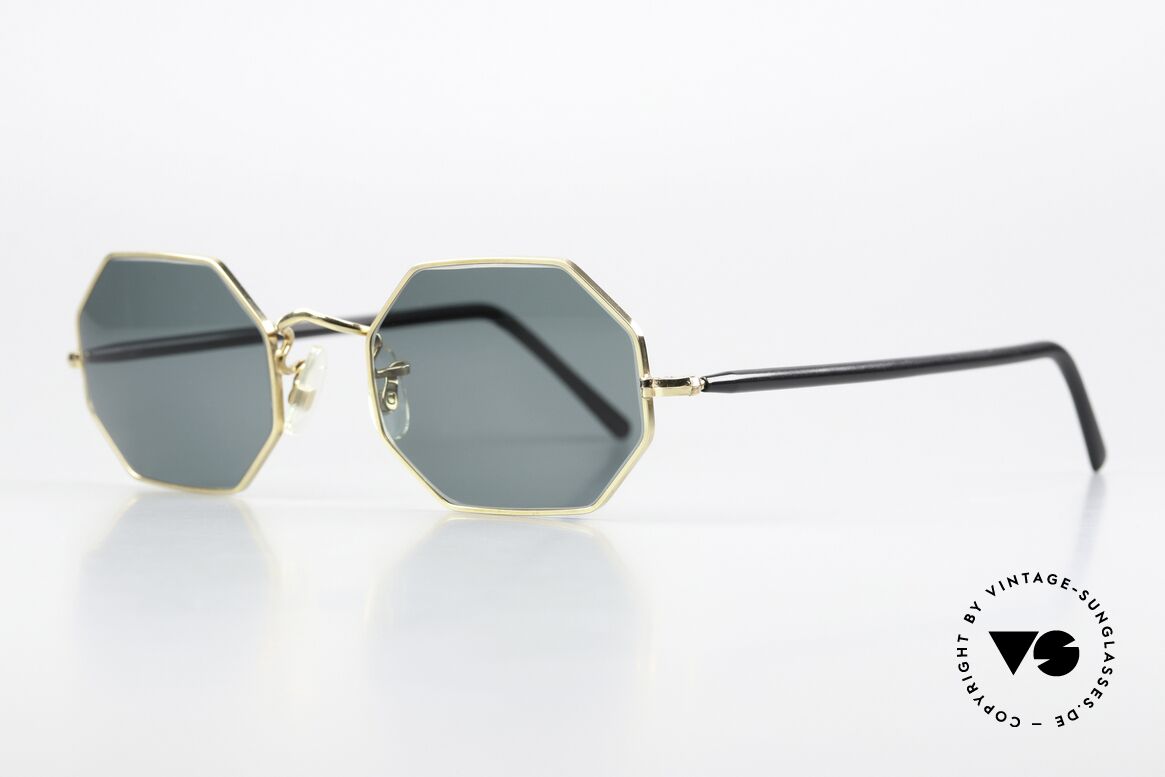 Algha Octag Octagonal 14kt Gold-Filled, OCTAGONAL eyewear design from the late 1970's, Made for Men and Women