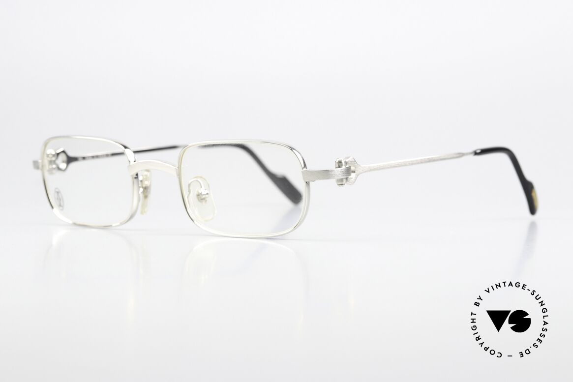 Cartier Dreamer - S 90s Frame Brushed Platinum, brushed platinum finish (noble & 1st class quality), Made for Men and Women