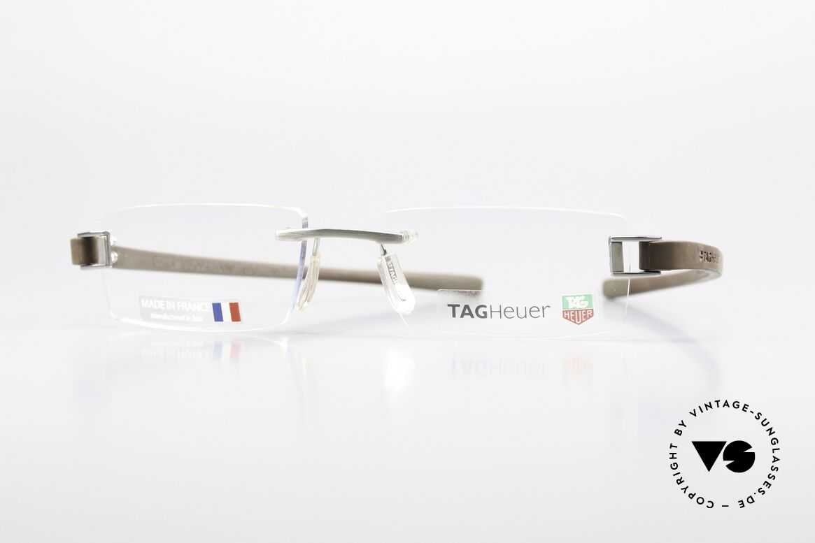 Tag Heuer 7103 Fold Temples Like A Formula 1 Tire, Tag Heuer glasses TH 7103, col. 004, size 53-18, Made for Men Tag Heuer 7103 Fold Temples Like A Formula 1 Tire, Tag Heuer glasses TH 7103, col. 004, size 53-18, Made for Men