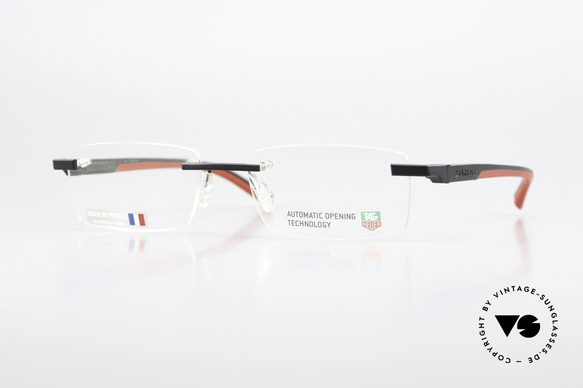 Tag Heuer 0842 Automatic Open Temples With One Hand, Tag Heuer glasses mod. 0842, col. 012, size 54-18, Made for Men Tag Heuer 0842 Automatic Open Temples With One Hand, Tag Heuer glasses mod. 0842, col. 012, size 54-18, Made for Men