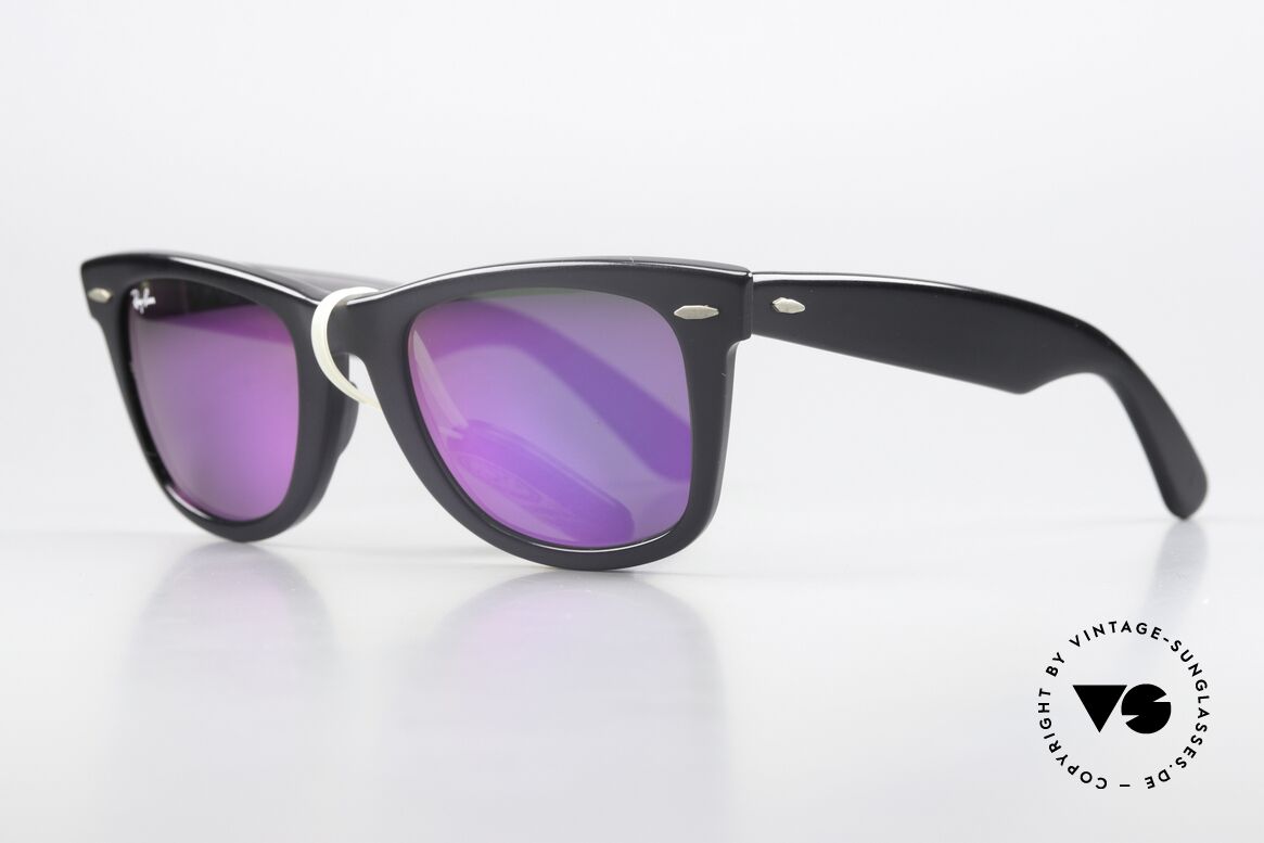 Ray Ban Wayfarer I Special Edition Rose Mirror, often copied, never matched; truly vintage by B&L, Made for Men and Women