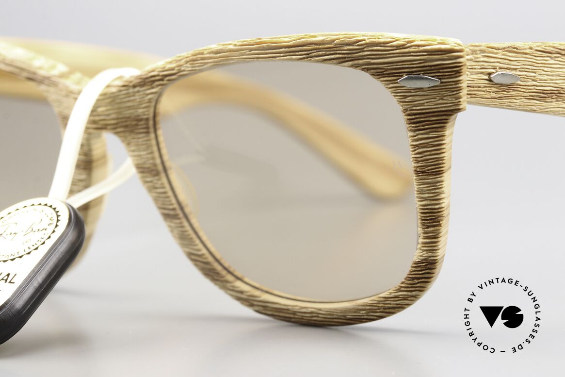 Ray Ban Wayfarer I Woodies B&L USA 80's Wood, Size: medium, Made for Men and Women