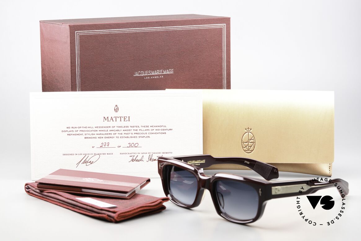 Jacques Marie Mage Mattei Massive Acetate Frame Unisex, Size: medium, Made for Men and Women