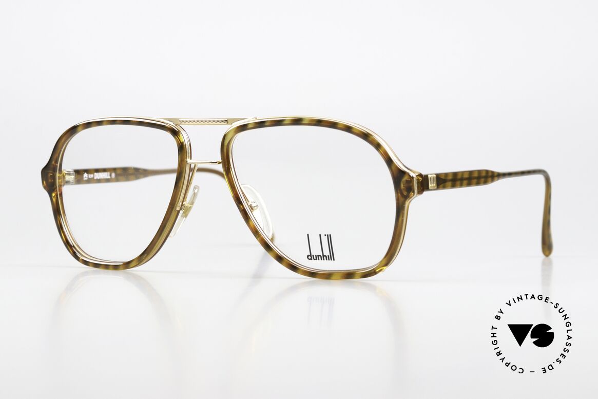 Dunhill 6077 80's Men's Vintage Eyewear, striking Alfred Dunhill designer glasses from 1989, Made for Men