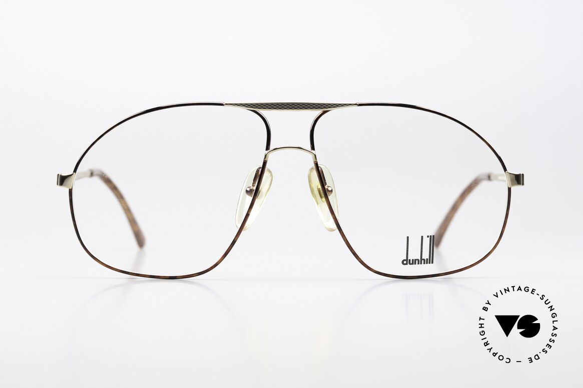 Dunhill 6098 Aviator Glasses 90's Men, extraordinary modified 'aviator design' in size 59/12, Made for Men
