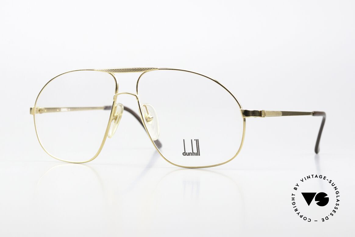 Dunhill 6098 Interesting 90's Aviator Specs, noble eyeglasses for men by Alfred Dunhill from 1990, Made for Men