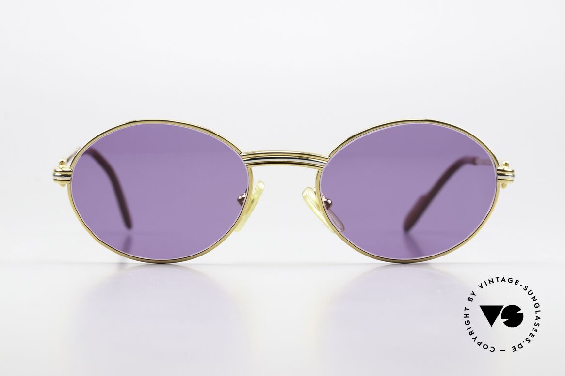 Cartier Saint Honore - S Shortened 125mm Temples, oval and timeless design, in SMALL size 49°18, 125, Made for Women