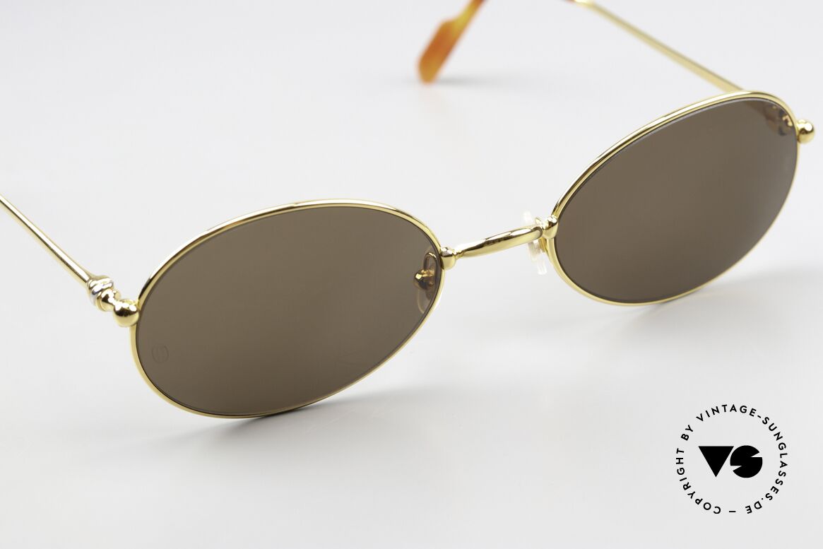 Cartier Saturne - L Luxury Shades Oval 90's, unworn with full original Cartier packaging, collectible!, Made for Men and Women