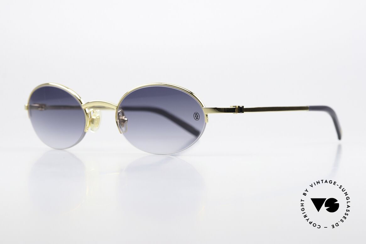 Cartier Shigar Real Sapphire As Decoration, in size 48x20x130, from 2006, ref. T8100510, Made for Men and Women Cartier Shigar Real Sapphire As Decoration, in size 48x20x130, from 2006, ref. T8100510, Made for Men and Women