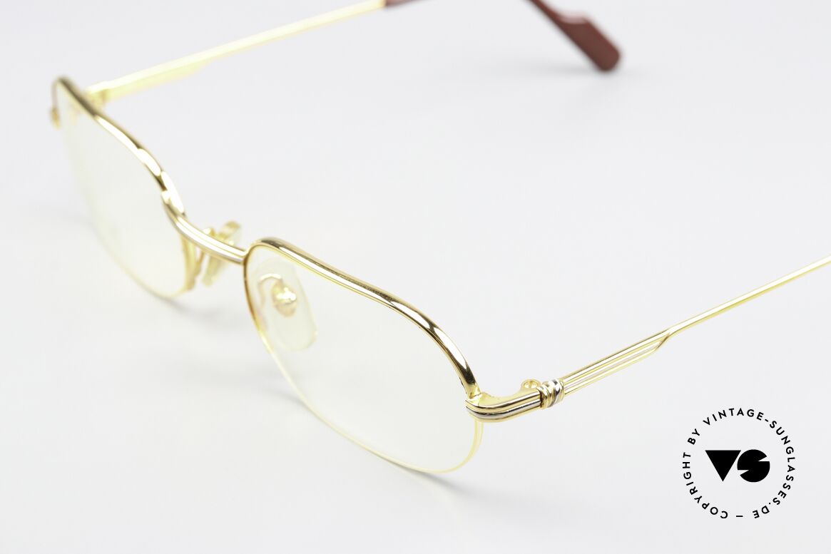 Cartier Ascot - M Semi Rimless Eyeglasses 90s, lightweight & flexible (thanks to a semi rimless frame), Made for Men and Women
