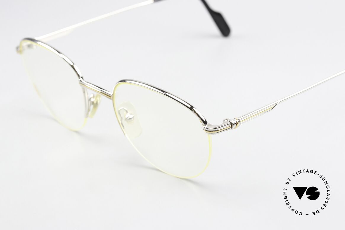 Cartier Colisee - M Panto Luxury Platinum Frame, costly 'Platine Edition' (frame with platinum finish), Made for Men and Women