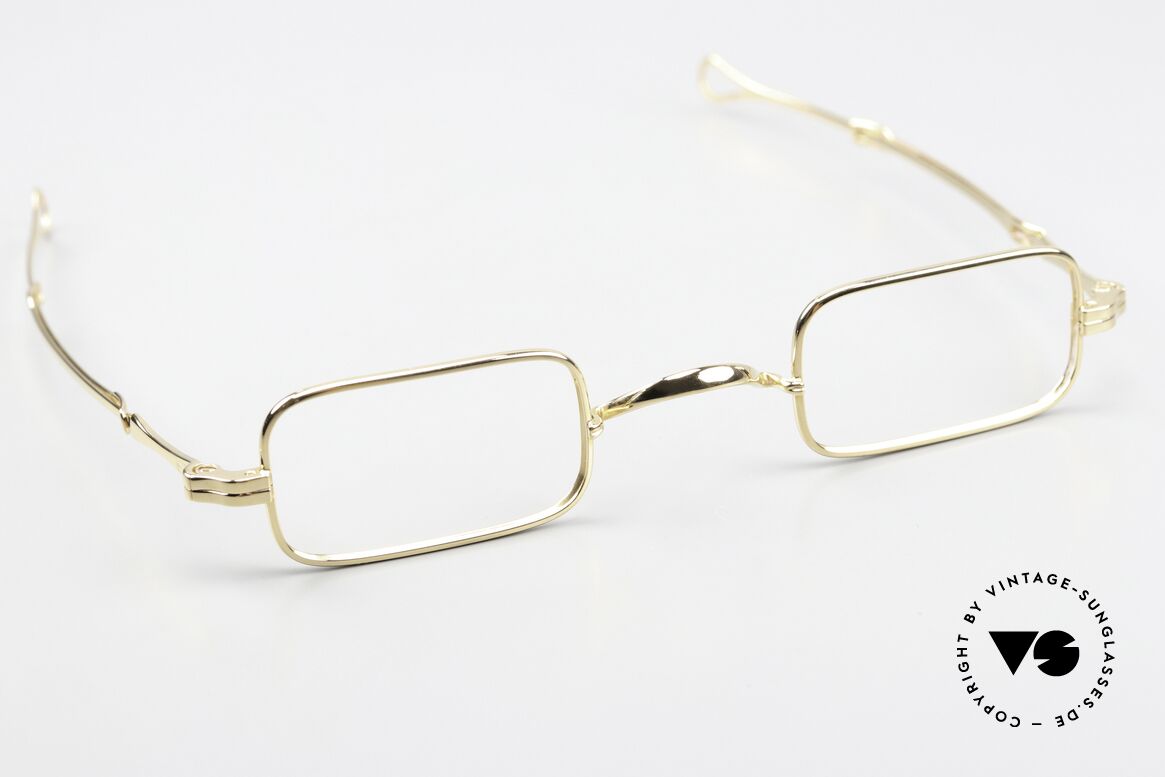 Lunor I 13 Telescopic Square Reading Frame Telescope, unworn LUNOR single piece (true vintage RARITY!), Made for Men and Women